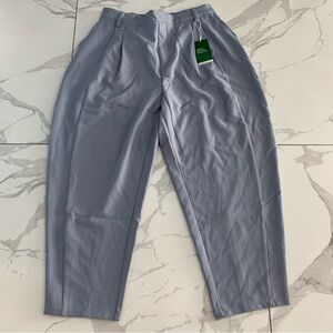 HALARA Light Periwinkle Barrel-Leg Trousers